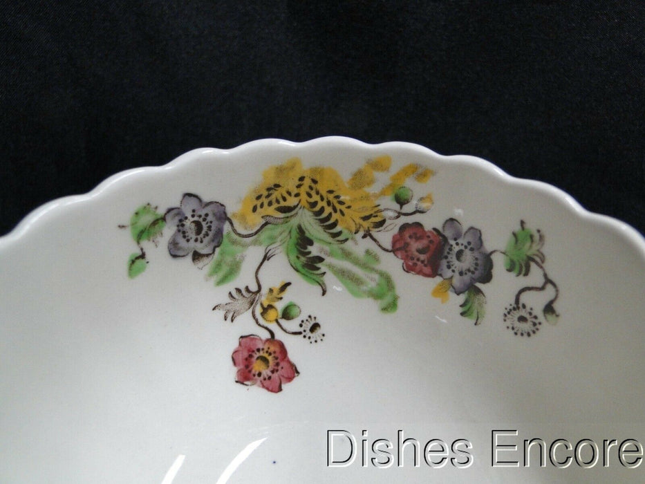 Spode Wicker Lane, Basket Weave, Florals: Cup & Saucer Set (s), 2 1/8"
