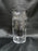 Clear w/ Gray Cut Flowers & Leaves, Optic: Flat Tumbler (s), 5 1/4" -- CR#089