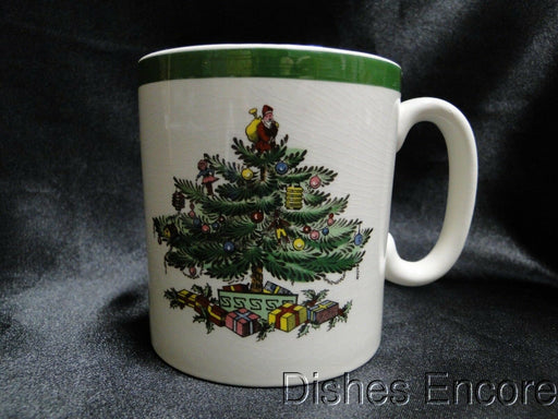 Spode Christmas Tree, Green Trim, England: Mug (s), 3 1/4" Tall, Crazing