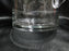 Toscany (Romania) Clear w/ Gray Cut Sailboat, Original Sticker: Pitcher, 10"