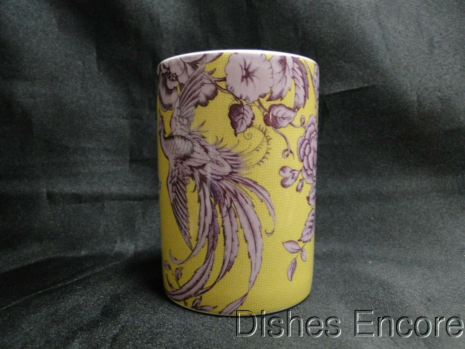 Spode Kingsley, Florals & Bird on Ochre, England: NEW Mug (s), 4 1/4", 12 oz