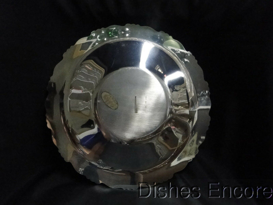 Rogers, Wm A Royal Provincial, Floral & Scrolls: Silverplate Round Tray, 12 1/4"