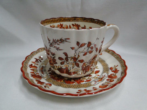 Copeland Spode India Tree Orange Rust: Cup & Saucer Set (s), 2 5/8"