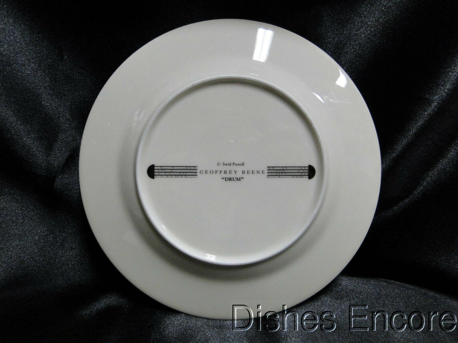 Swid Powell Drum Apple, Green Rim, Geoffrey Beene: Salad Plate (s), 7 3/4"