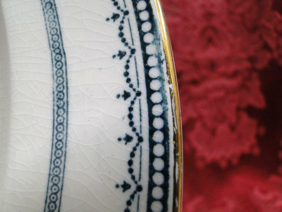 Royal Doulton Mina, Dark Blue Swags, Circles, Urns: Luncheon Plate (s), 9 1/2"