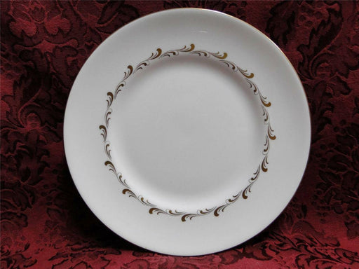 Royal Doulton Rondo, White w/ Gold Scrolls: Salad Plate (s), 8"