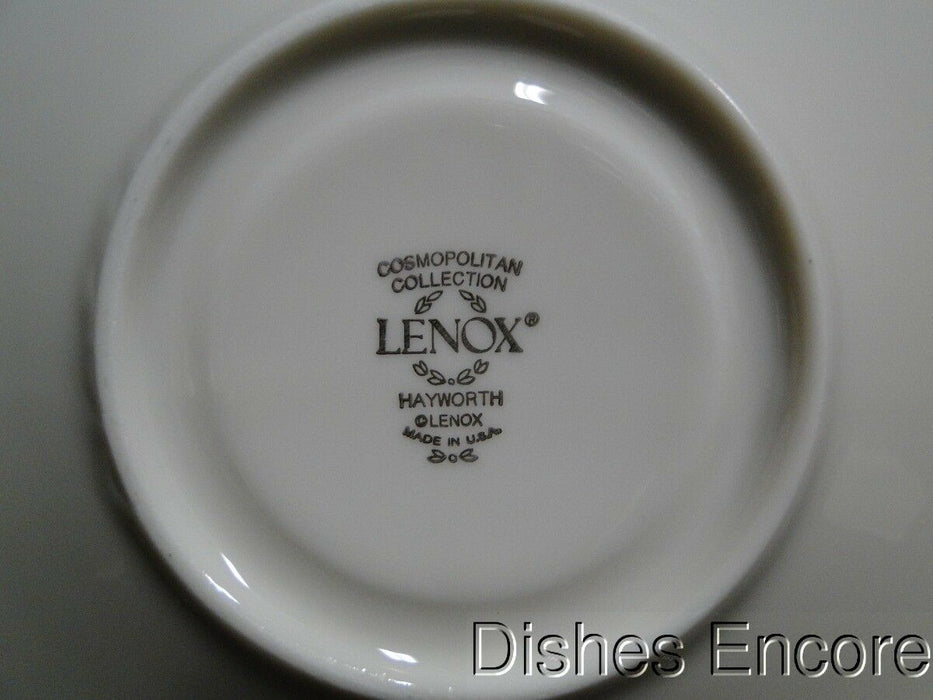 Lenox Hayworth, Ivory w/ Gold Trim: Cup & Saucer Set (s), 3 1/8" Tall