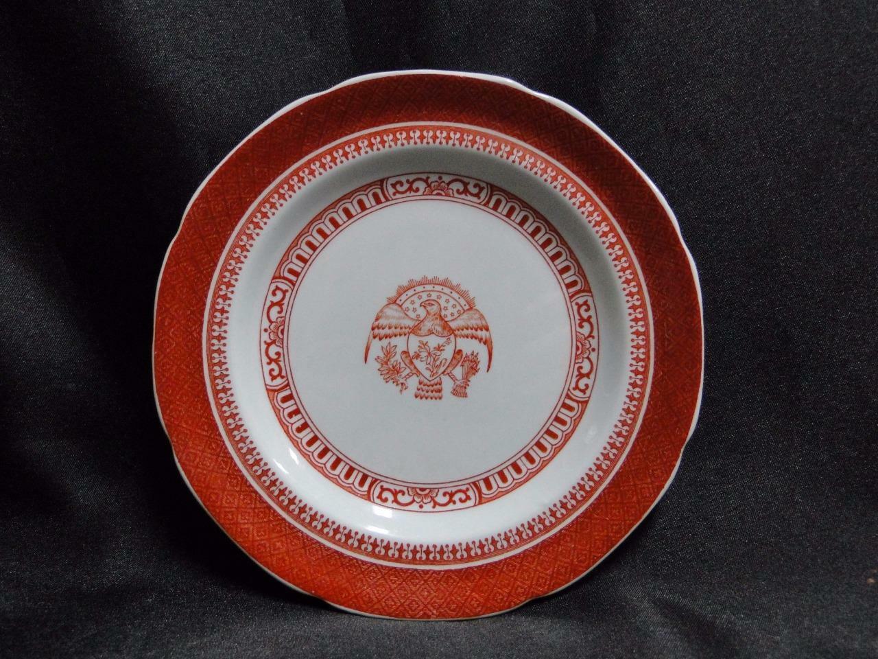 Spode Heritage Red, Eagle, New Stone: Bread Plate (s), 6"