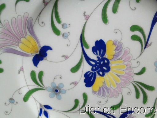 Coalport Pageant, Blue, Lavender, Aqua, & Yellow Floral: Salad Plate (s), 8 1/8"