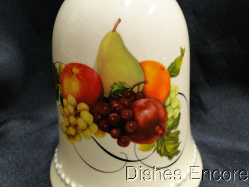 Hallmark Christmas Bell w/ Fruit, "Ode to Joy" Music Box, 5 1/2" Tall