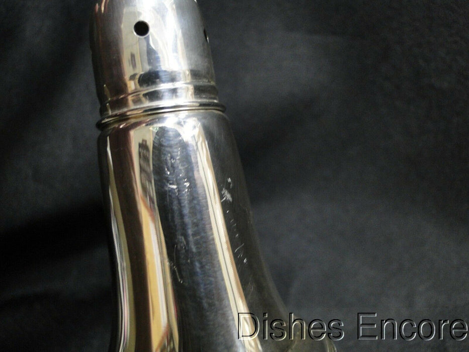 Empire Weighted Sterling Silver: Set of Salt & Pepper Shakers, 5" Tall,10 Holes