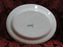 Royal Doulton Mina, Dark Blue Swags, Circles, Urns: Oval Serving Platter, 11"