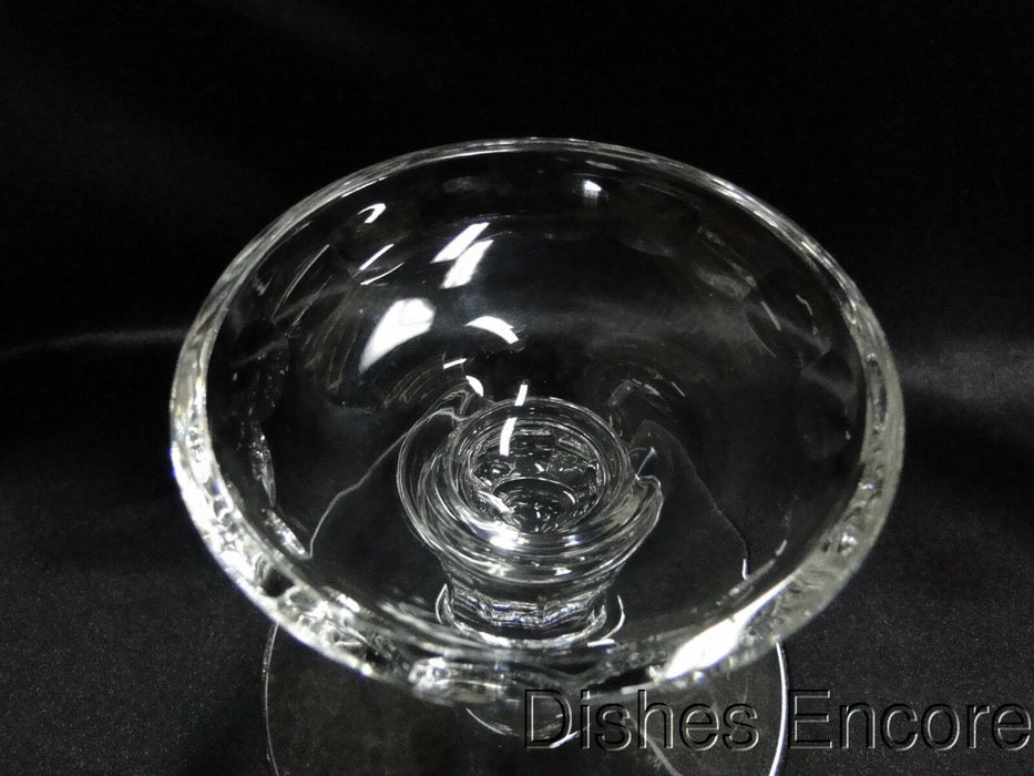 Clear w/ Vertical & Criss Cross Cuts: Hurricane Lamp & Globe 10.75" As Is MG#125