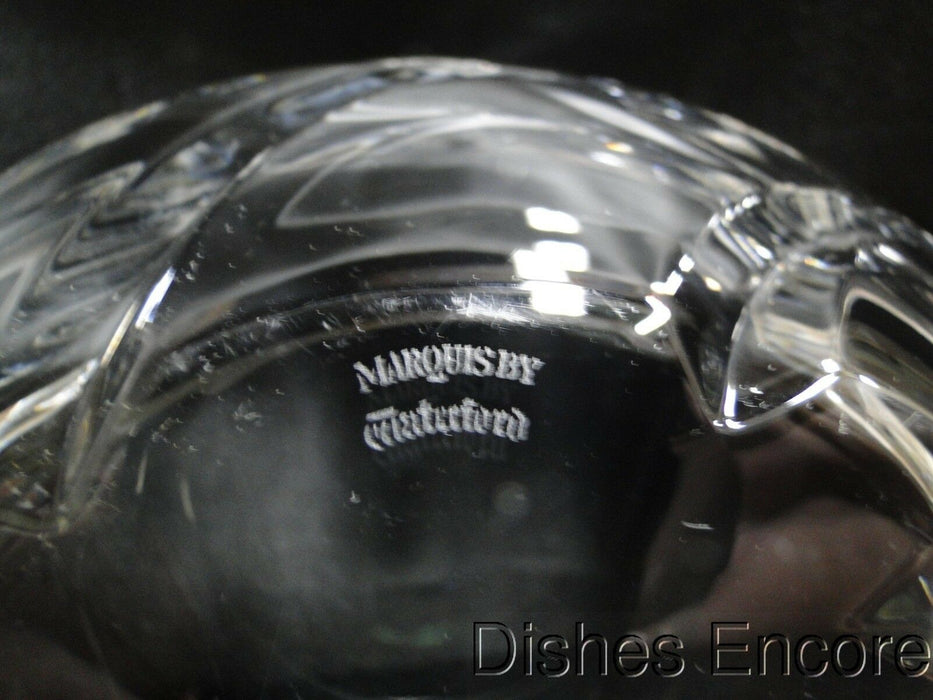 Marquis by Waterford Palma, Clear Scuptured Leaves, No Trim: Oval Bowl, 7" x 6"