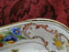 Dresden Style Royal, Floral & Gold Scrolls: Diamond Shaped Relish, 9 1/4"