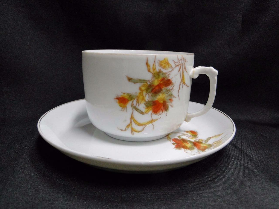 Schwalb Brothers (BSM), Coral Flowers: Cup & Saucer Set (s), 2 1/2"
