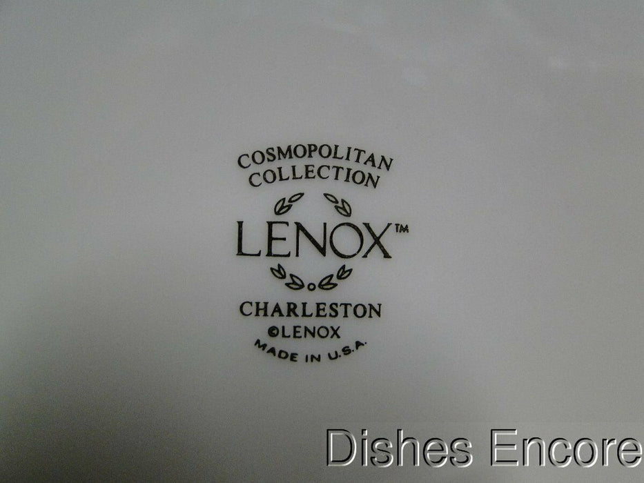 Lenox Charleston, Pastel Floral Band, Platinum: Round Serving Bowl, 9"