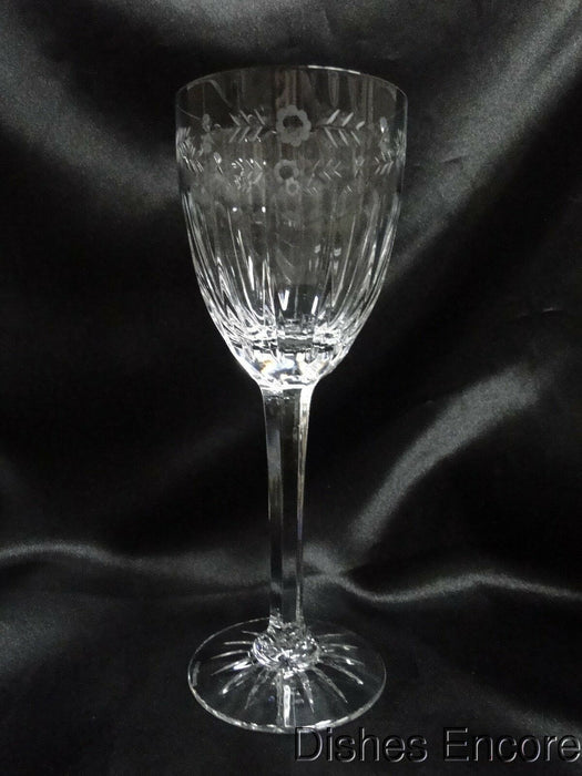 Wedgwood Calendore, Floral, Vertical, & Panel Cuts: Wine Glass (es), 7 5/8"