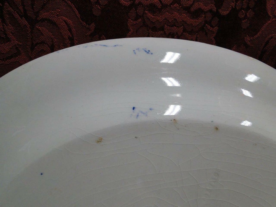 Royal Doulton Mina, Dark Blue Swags, Circles, Urns: Oval Serving Platter, 11"