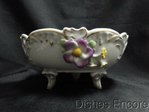 Schierholz 2D & 3D Dresden Flowers, Gold: Round Scalloped 3-Toed Bowl, 6"