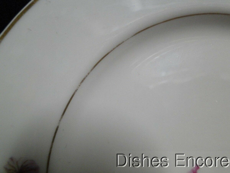 Arabia of Finland, Ivory w/ Pink Daisies, Gold Trim: Bread Plate (s), As Is