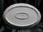 Zeh, Scherzer & Co 508, Pink Rose Garland: Oval Serving Platter, 13 3/8"