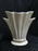 Pottery, Three-Openings, Ivory Color: Vase,  7 1/4" Tall --  MP#003