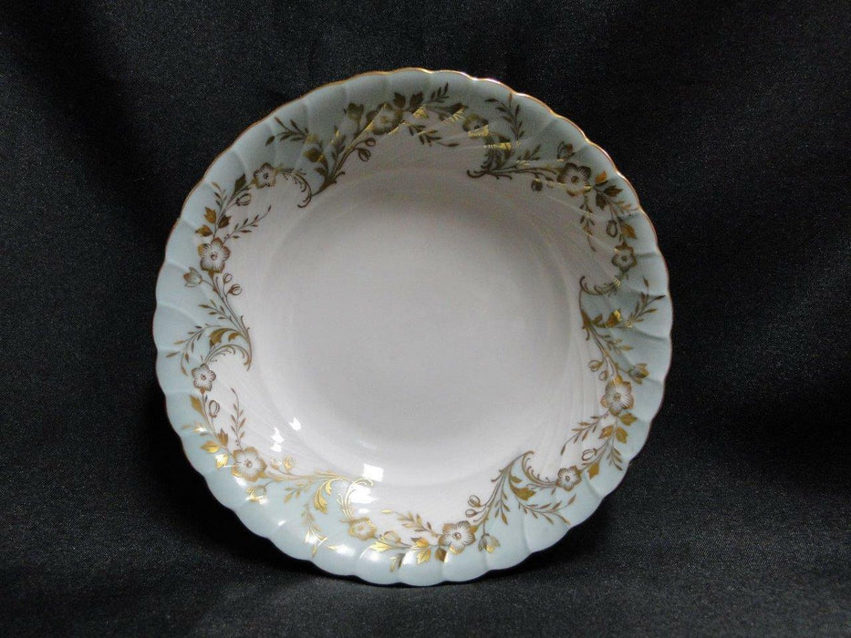 Royal Tettau Duchess Blue Green, Gold Flowers & Trim: Fruit Bowl (s), 5 5/8"