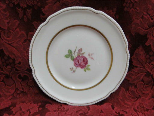 Castleton Dolly Madison, Rose w/ Gold Trim: Bread Plate (s), 6 1/2"