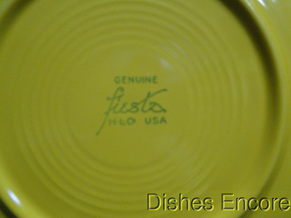 Homer Laughlin Fiesta (Old): Yellow Luncheon Plate, 9 1/2", As Is