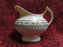 Raynaud RYD2: Tan Rim, Floral Center, Rose Trim: Creamer / Cream Pitcher, As Is