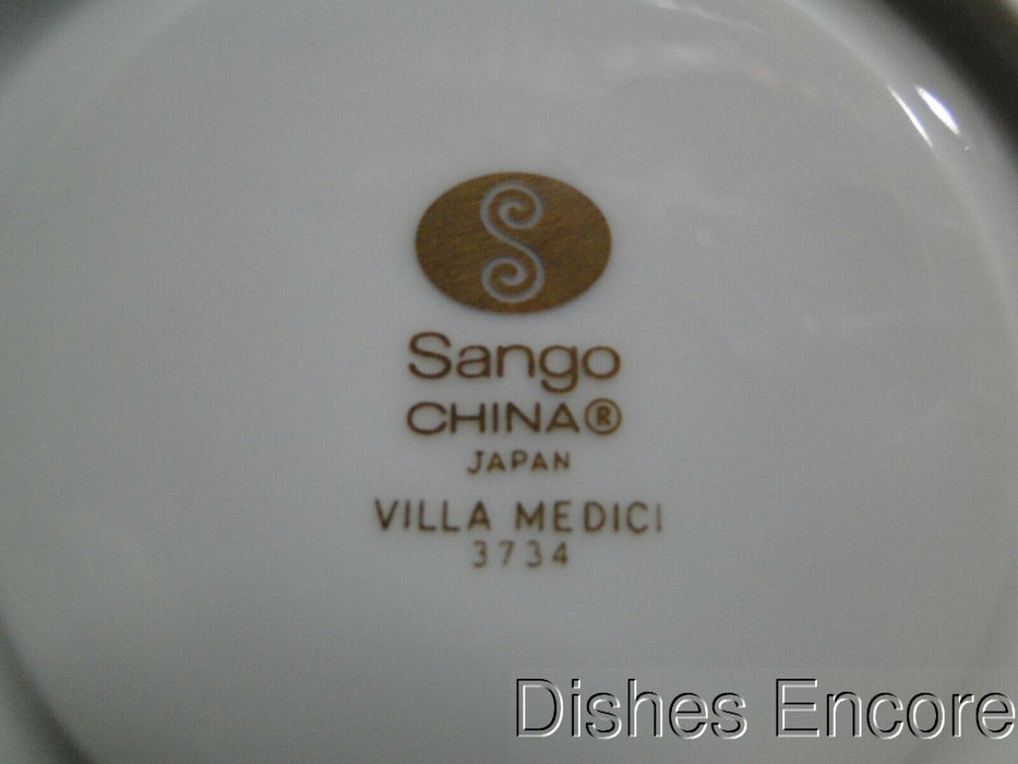 Sango Villa Medici, Blue & Green Paisley:  5 7/8" Saucer (s) Only, No Cup
