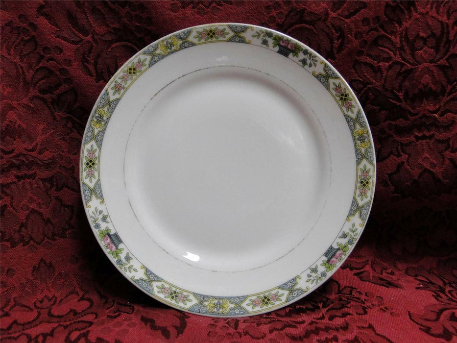 Noritake Rochambeau, 61228, Blue Basket of Flowers: Bread Plate (s), 6 1/2"