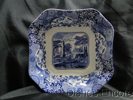 Spode Italian, Blue Scene: NEW Square Serving / Salad Bowl, Box