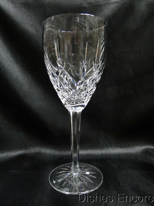 Waterford Crystal Araglin Vertical & Criss Cross Water or Wine Goblet, 7 7/8"