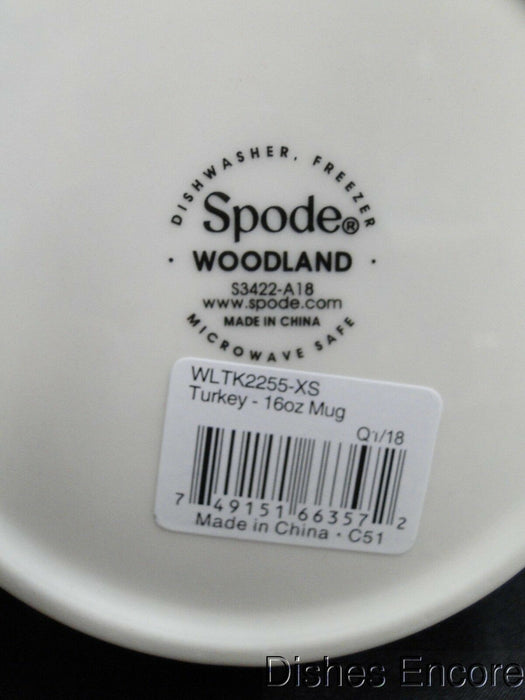 Spode Woodland Turkey Game Bird: NEW Mug (s), 4 1/4" Tall, 16 oz