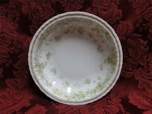 Haviland (Limoges) Green & Tan Floral Garland, Blank 123: Fruit Bowl (s), 5"