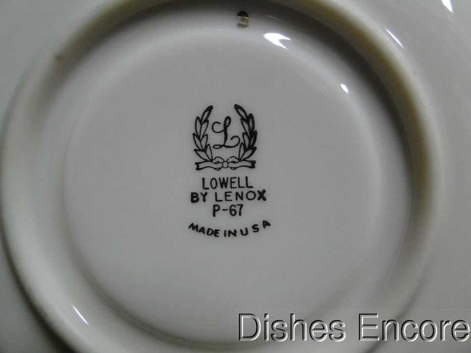 Lenox Lowell P-67 Gold Encrusted Band, Gold Backstamp: Cup & Saucer Set (s)