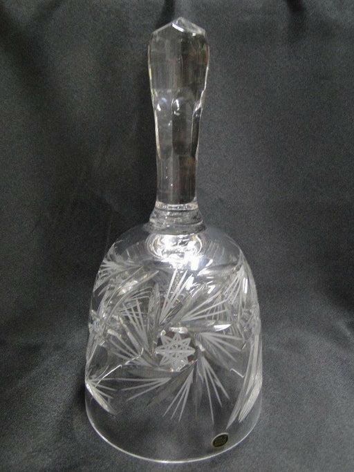 Spinning Star, Made in Western Germany: Large Cut Crystal Bell, 9 1/4", MG#236