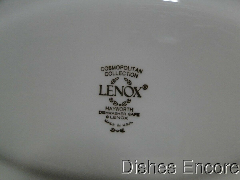 Lenox Hayworth, Ivory w/ Gold Trim: Gravy Underplate, 9" x 6 1/2", No Boat
