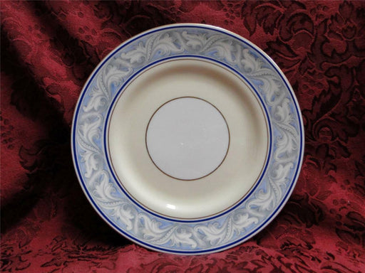 Royal Doulton The Tewkesbury, Scrolls on Blue Rim: Salad Plate (s), 7 3/4"