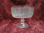 Clear Sandwich Glass: Compote, 6 1/2" x 5 1/2" Tall  -- MG#234