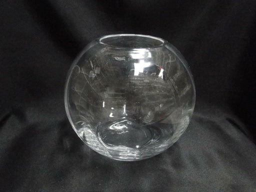 Wedgwood Devon, Clear Heavy Optic: Rose Bowl, 5 5/8" Tall, Original Sticker