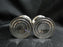 Empire Weighted Sterling Silver: Set of Salt & Pepper Shakers, 5" Tall,10 Holes