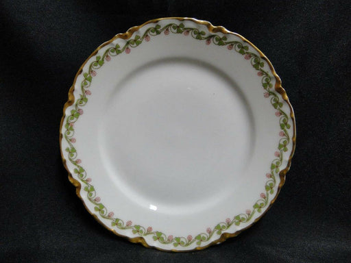 Haviland (Limoges) Clover Leaf, Green Clover: Bread Plate (s), 6 1/8, As Is