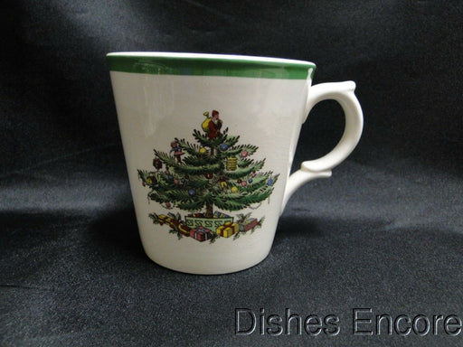 Spode Christmas Tree, Green Trim, England: "V" Shape Mug, 3 5/8" Tall, As Is