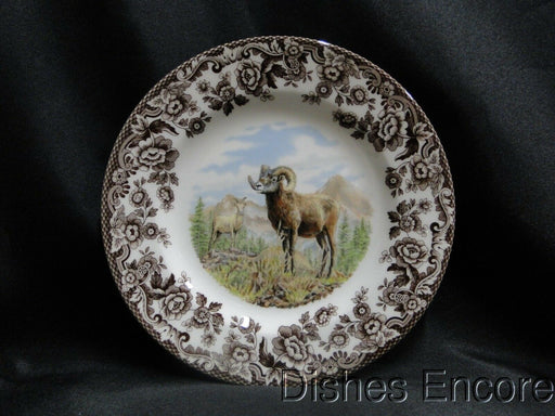 Spode Woodland Bighorn Sheep, England: NEW Salad Plate (s), 7 3/4", Box
