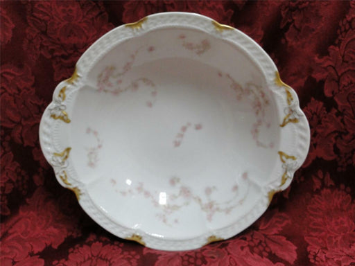 Haviland (Limoges) Schleiger 247d, Pale Pink Flowers: Round Serving Bowl, 10"