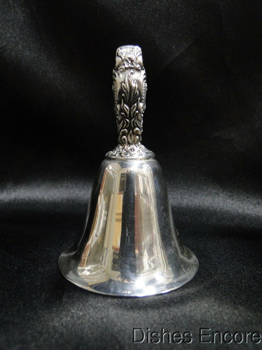 Towle Electroplate (EP) Bell w/ Clapper, Decorative Handle, Smooth Body, 3 1/2"