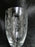 Clear w/ Etched Floral, Ball Stem: Claret Wine (s), 5 3/8" Tall - CR#031